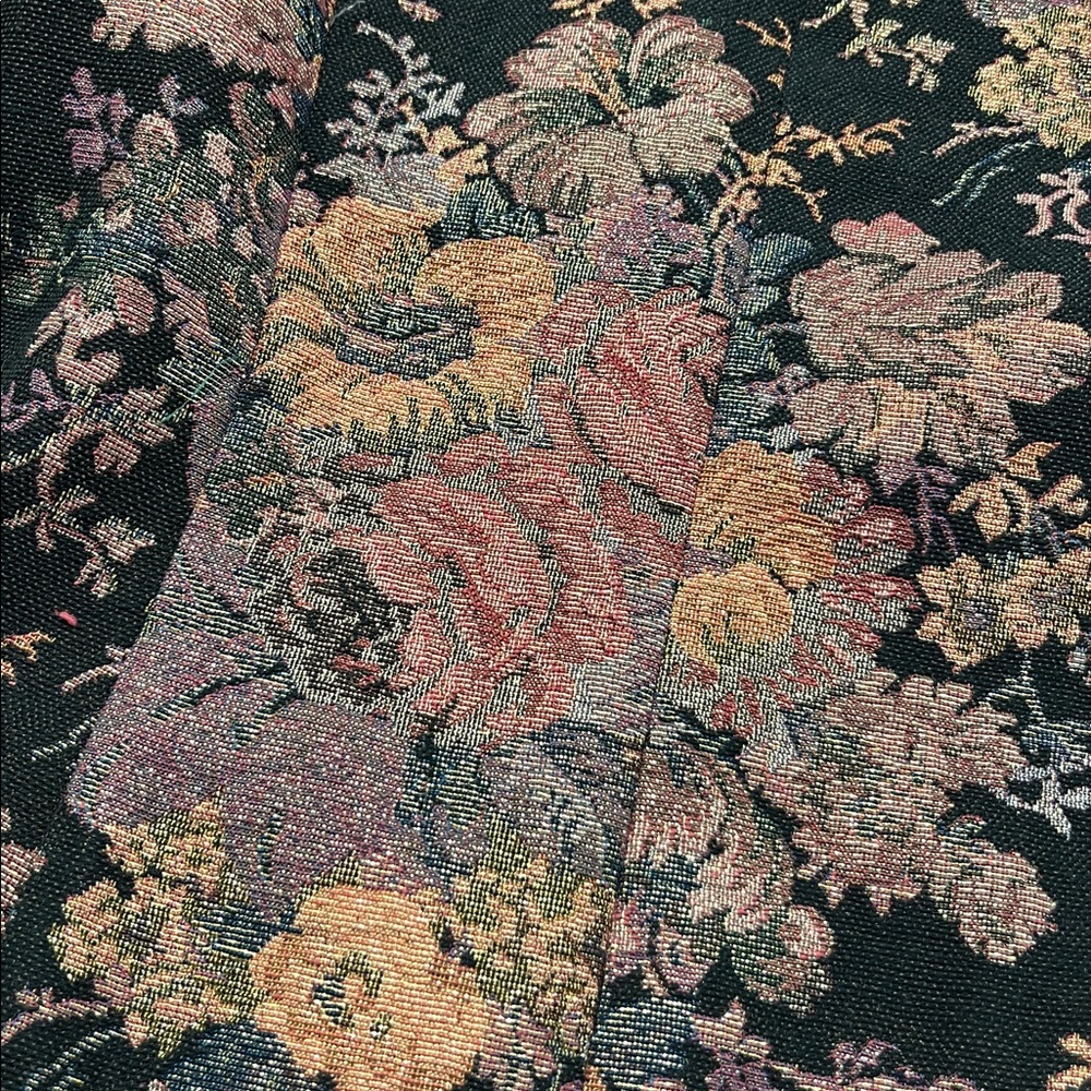 SOFT SURROUNDINGS NWOT "Westbury" Dark Romance Floral Jacquard Metallic Jacket S - Picture 11 of 16